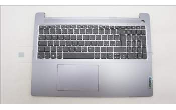 Lenovo 5CB1L52287 C-Abdeckung mit Tastatur, Italienisch, arktisgrau, Ohne_Hintergrundbeleuchtung, Fingerabdruckleser