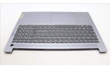 Lenovo 5CB1L52287 C-Abdeckung mit Tastatur, Italienisch, arktisgrau, Ohne_Hintergrundbeleuchtung, Fingerabdruckleser