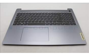 Lenovo 5CB1L52309 C-Abdeckung mit Tastatur, Deutsch, Arktisgrau, Nicht_beleuchtet, Fingerabdruck
