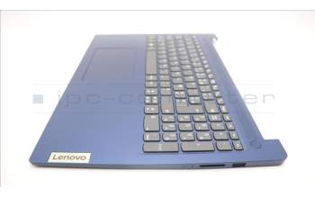 Lenovo 5CB1L53325 C-Abdeckung mit Tastatur, Französisch, tiefblau, Ohne_Hintergrundbeleuchtung, Ohne_Fingerabdruckscanner