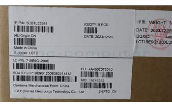 Lenovo 5CB1L53968 C-Abdeckung mit Tastatur, Französisch, Weiße Hintergrundbel.