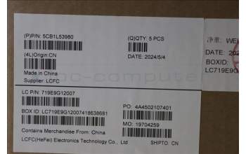 Lenovo 5CB1L53980 COVER Upper Case ASM_LASPAL82WSWHWOT_WOL