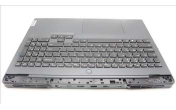 Lenovo 5CB1L54617 C-Cover with keyboard, English, Onyx Grey, RGB Backlight, US