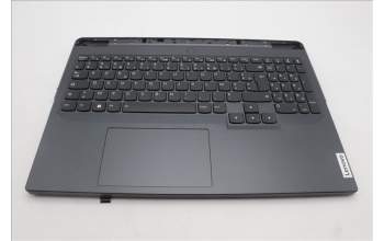 Lenovo 5CB1L54625 C-Abdeckung mit Tastatur, Französisch, Onyxgrau, RGB-Hintergrundbel.