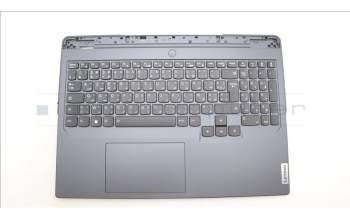 Lenovo 5CB1L54626 C-Abdeckung mit Tastatur, Französisch/Arabisch, Onyxgrau, RGB-Hintergrundbel.