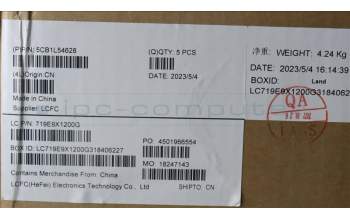 Lenovo 5CB1L54628 C-Cover with keyboard,Greek,Onyx Grey,RGB Backlight