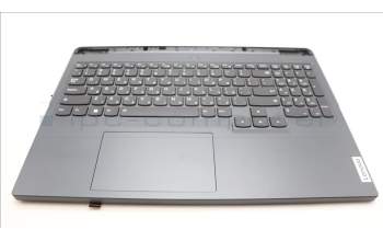 Lenovo 5CB1L54629 C-Abdeckung mit Tastatur, Hebräisch, Onyxgrau, RGB-Hintergrundbel.