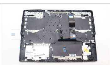 Lenovo 5CB1L54672 C-Abdeckung mit Tastatur, Slowenisch, Onyxgrau, Weiße Hintergrundbel.