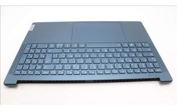 Lenovo 5CB1L55149 C-Abdeckung mit Tastatur, Französisch, Aquamarinblau