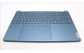 Lenovo 5CB1L55172 C-Abdeckung mit Tastatur, Ukraine, Aquamarinblau