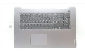 Lenovo 5CB1L55588 C-Abdeckung mit Tastatur, Schweiz, arktisgrau, Fingerabdruck