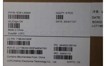 Lenovo 5CB1L55924 C-Abdeckung mit Tastatur, Slowenisch, arktisgrau, Ohne_Fingerabdruckscanner