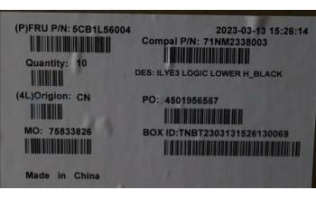 Lenovo 5CB1L56004 Lower Case C 82YA ONGY H