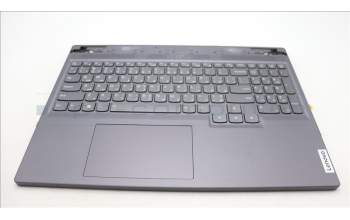 Lenovo 5CB1L56016 C-Abdeckung mit Tastatur, Arabisch, sturmgrau, Hintergrundbeleuchtung, US