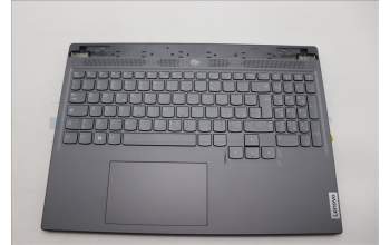 Lenovo 5CB1L56021 C-Abdeckung mit Tastatur, Italienisch, Sturmgrau, Hintergrundbeleuchtung