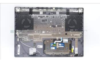 Lenovo 5CB1L56022 C-Abdeckung mit Tastatur, Spanisch, Sturmgrau, Hintergrundbeleuchtung