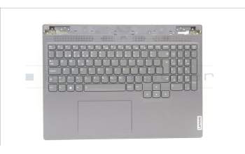 Lenovo 5CB1L56024 C-Abdeckung mit Tastatur, Portugiesisch, Sturmgrau, Hintergrundbeleuchtung