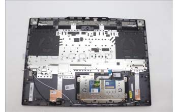 Lenovo 5CB1L56028 C-Abdeckung mit Tastatur, Französisch, Sturmgrau, Hintergrundbeleuchtung
