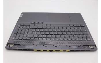 Lenovo 5CB1L56028 C-Abdeckung mit Tastatur, Französisch, Sturmgrau, Hintergrundbeleuchtung