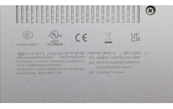Lenovo 5CB1L57504 FRU KT4D0_D_COVER_UMA_WW_ASSY_RFID