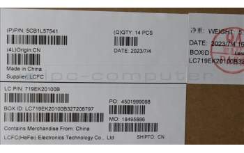 Lenovo 5CB1L57541 FRU ROCP_D_COVER_UMA_WL_ASSY_BK