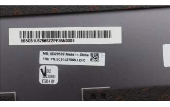 Lenovo 5CB1L57565 KT6D0_A_COVER_AL_TS_RGB_SUB_ASSY