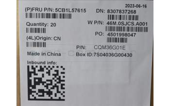 Lenovo 5CB1L57615 FRU D COVER,ASM,CF,Intel Golem2