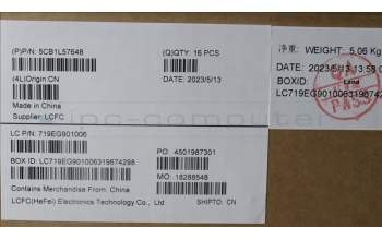Lenovo 5CB1L57648 FRU KT4D1_A_C30_EPT_ASSY