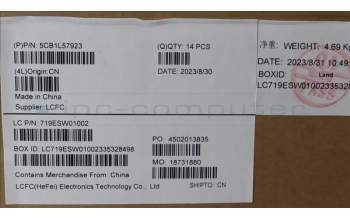 Lenovo 5CB1L57923 FRU KT4D2_C_COVER_WL_SUB_ASSY_GY