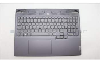 Lenovo 5CB1L58759 C-Abdeckung mit Tastatur, Italienisch, sturmgrau, RGB-Hintergrundbel.