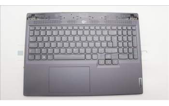 Lenovo 5CB1L60059 C-Abdeckung mit Tastatur, Skandinavien, Sturmgrau, RGB-Hintergrundbeleuchtung