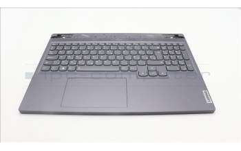 Lenovo 5CB1L60063 C-Abdeckung mit Tastatur, Ungarisch, sturmgrau, RGB-Hintergrundbel.