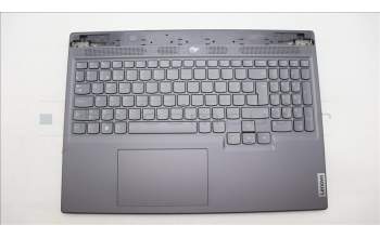 Lenovo 5CB1L60067 C-Abdeckung mit Tastatur, Schweiz, sturmgrau, RGB-Hintergrundbel.