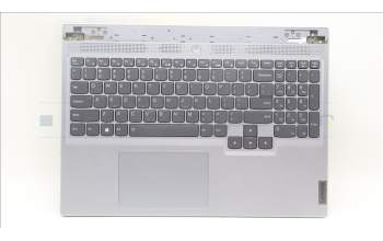 Lenovo 5CB1L60106 C-Abdeckung mit Tastatur, Englisch, Mineralgrau, RGB-Hintergrundbel.