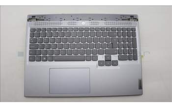 Lenovo 5CB1L60116 C-Abdeckung mit Tastatur, Englisch (GB), Mineralgrau, RGB-Hintergrundbel.