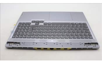 Lenovo 5CB1L60124 C-Abdeckung mit Tastatur, Französisch, Mineralgrau, RGB-Hintergrundbel.