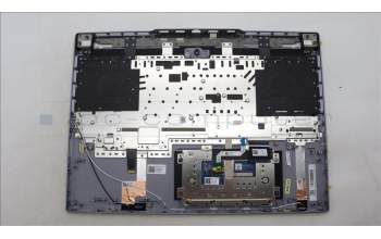 Lenovo 5CB1L60128 C-Abdeckung mit Tastatur, Belgisch, Mineralgrau, RGB-Hintergrundbel., GB