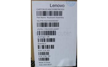 Lenovo 5CB1L64497 COVER Upper Case ASM_BUL_H 82X3 FPMIGY