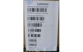Lenovo 5CB1L64499 C-Abdeckung mit Tastatur, Englisch, Eisengrau, Fingerabdruck