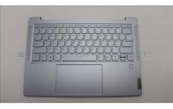 Lenovo 5CB1L64506 C-Abdeckung mit Tastatur, Hebräisch, Mineralgrau, Fingerabdruckleser