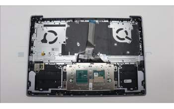 Lenovo 5CB1L64506 C-Abdeckung mit Tastatur, Hebräisch, Mineralgrau, Fingerabdruckleser