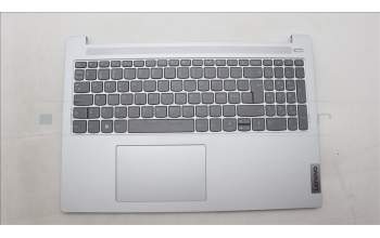 Lenovo 5CB1L66528 C-Abdeckung mit Tastatur, Skandinavien, Wolkengrau, Hintergrundbeleuchtung, Ohne_Fingerabdruckscanner