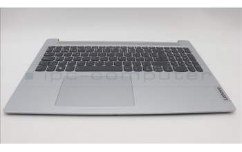 Lenovo 5CB1L66533 C-Abdeckung mit Tastatur, Belgisch, wolkengrau, Hintergrundbeleuchtung, Ohne Fingerabdruck, GB