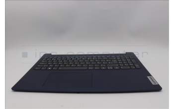Lenovo 5CB1L66596 C-Abdeckung mit Tastatur, Belgisch, tiefblau, Hintergrundbeleuchtung, Ohne Fingerabdruck, GB