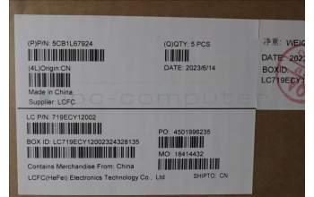 Lenovo 5CB1L67924 C-Abdeckung mit Tastatur, Englisch