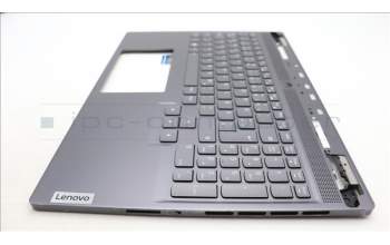 Lenovo 5CB1L68882 C-Abdeckung mit Tastatur, Deutsch, Weiße Hintergrundbeleuchtung