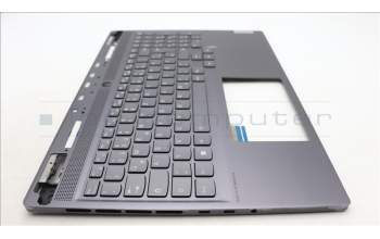 Lenovo 5CB1L68882 C-Abdeckung mit Tastatur, Deutsch, Weiße Hintergrundbeleuchtung