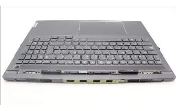 Lenovo 5CB1L68956 C-Cover with keyboard,Spanish,Storm Grey,Backlight,Fingerprint