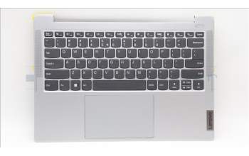 Lenovo 5CB1L69682 C-Abdeckung mit Tastatur, Englisch (US, Euro), Wolkengrau, Ohne_Hintergrundbeleuchtung, Ohne_Fingerabdruckscanner