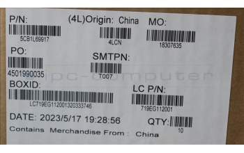 Lenovo 5CB1L69917 COVER L82YQ STRIP Hinge